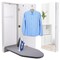 Ivation Foldable Ironing Board Cabinet Wall-Mount W/Full Mirror Doo